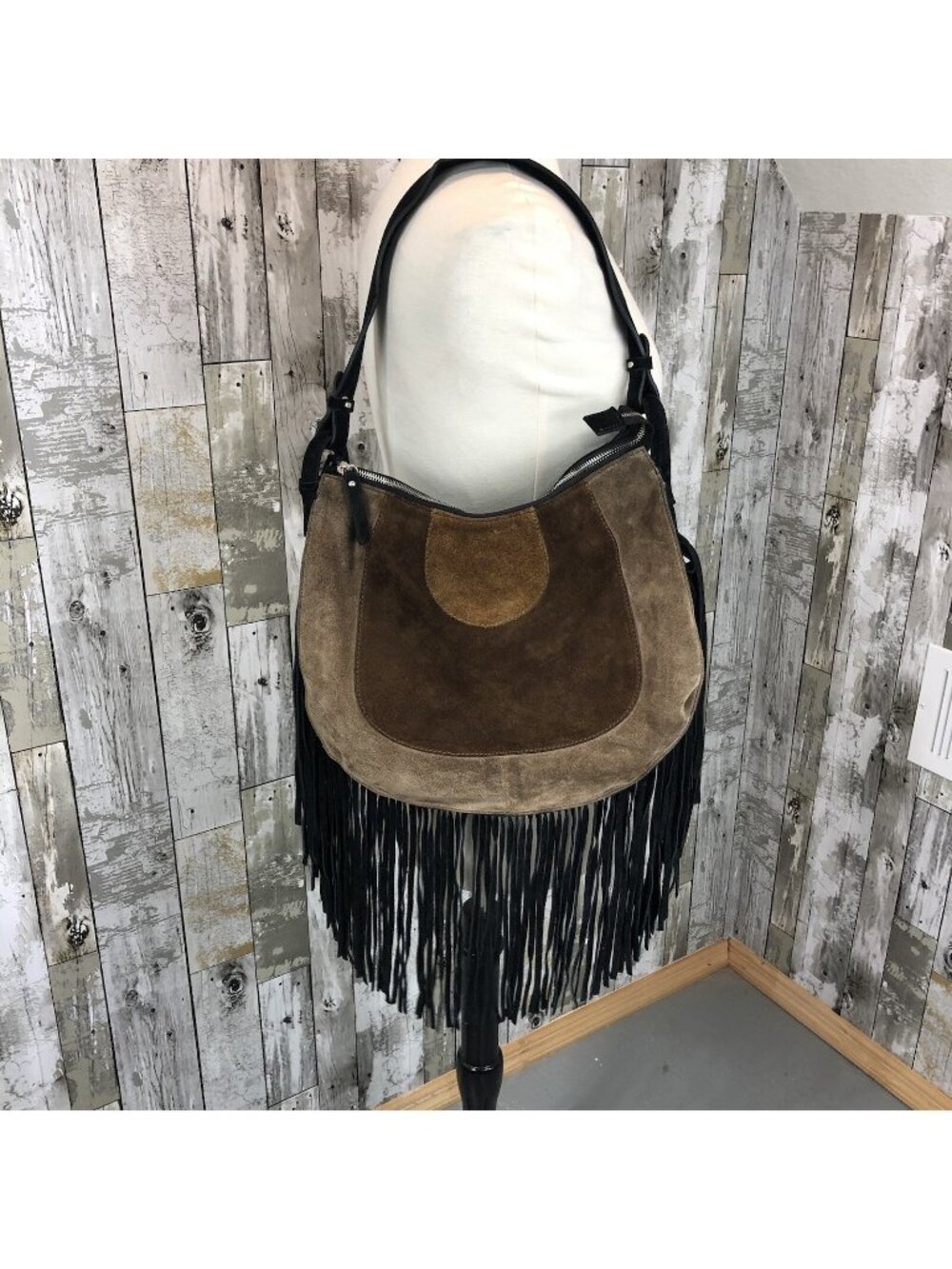 D2 purse fringed geniune leather Italy